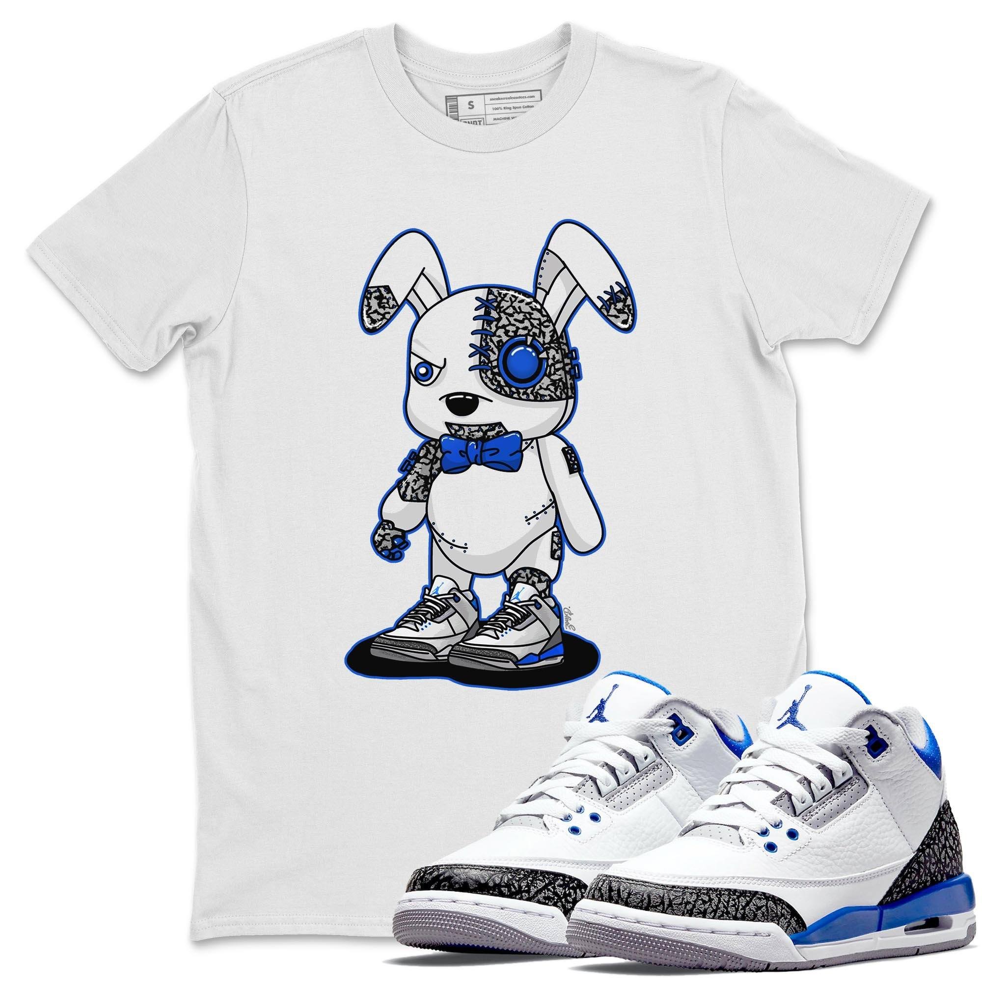 Jordan 3 Racer Blue Sneaker Match Tees Cyborg Bunny Sneaker Tees Jordan 3 Racer Blue Sneaker Release Tees Unisex Shirts