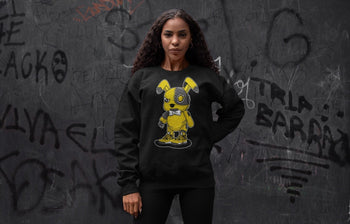 Jordan 4 Lightning Sneaker Match Tees Cyborg Bunny Sneaker Tees Jordan 4 Lightning Sneaker Release Tees Unisex Shirts