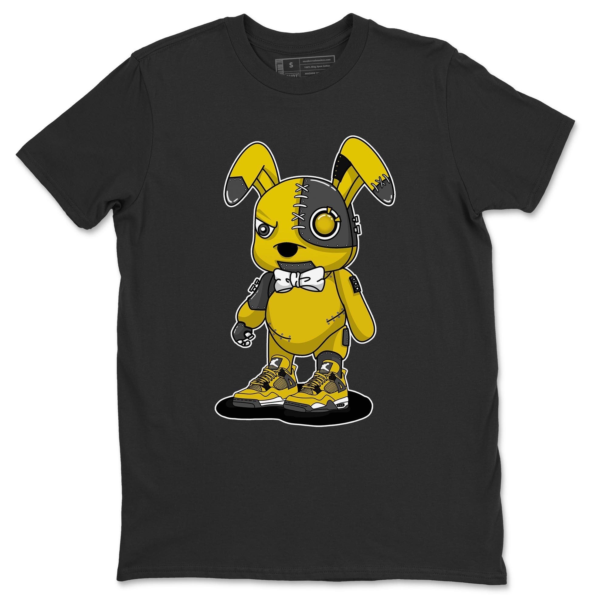 Jordan 4 Lightning Sneaker Match Tees Cyborg Bunny Sneaker Tees Jordan 4 Lightning Sneaker Release Tees Unisex Shirts
