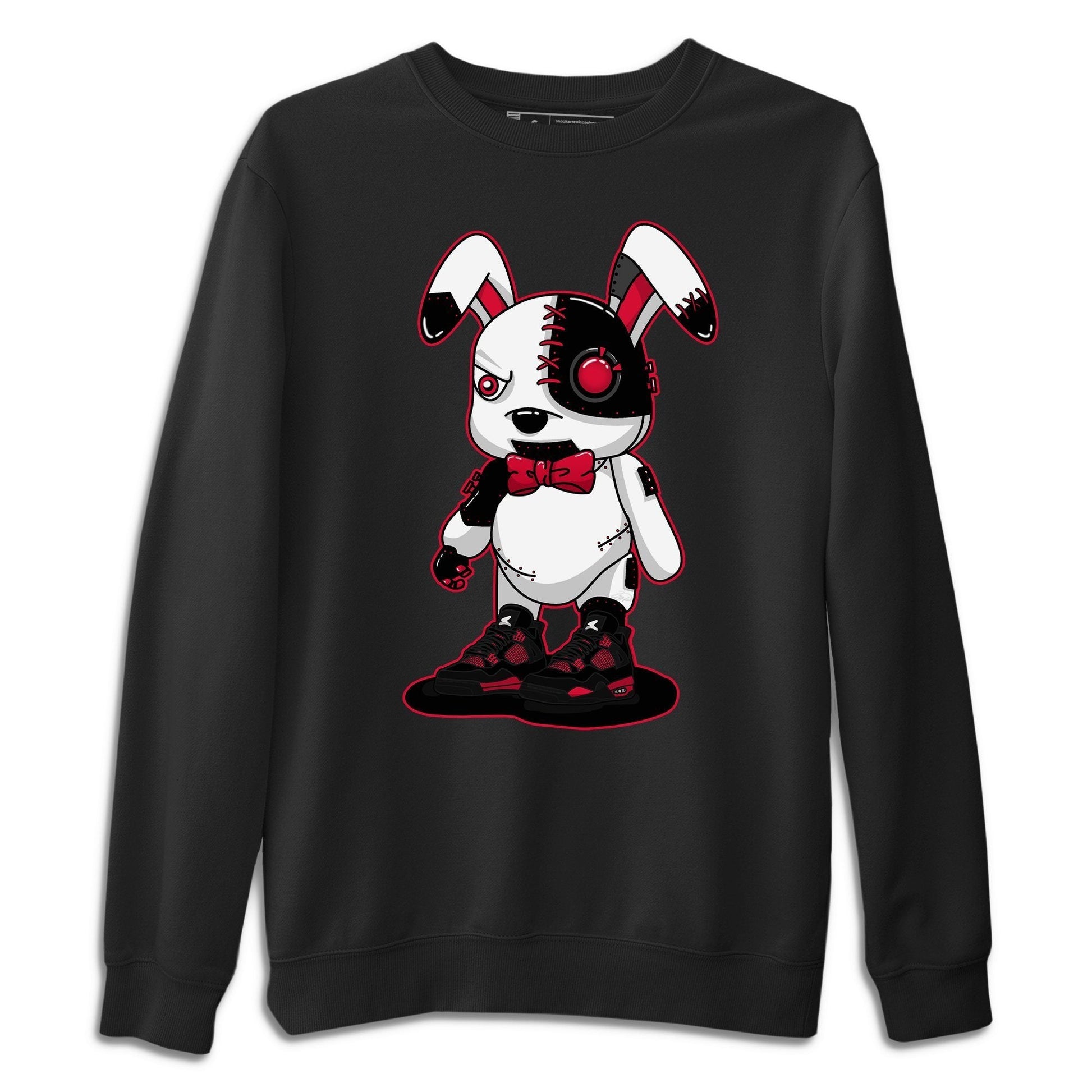 Jordan 4 Red Thunder Sneaker Match Tees Cyborg Bunny Sneaker Tees Jordan 4 Red Thunder Sneaker Release Tees Unisex Shirts