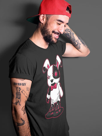 Jordan 4 Red Thunder Sneaker Match Tees Cyborg Bunny Sneaker Tees Jordan 4 Red Thunder Sneaker Release Tees Unisex Shirts
