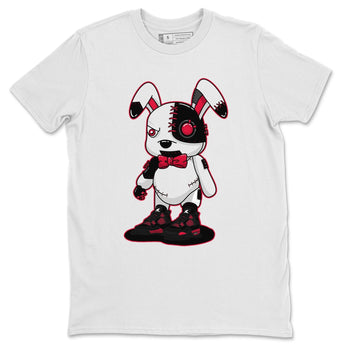 Jordan 4 Red Thunder Sneaker Match Tees Cyborg Bunny Sneaker Tees Jordan 4 Red Thunder Sneaker Release Tees Unisex Shirts