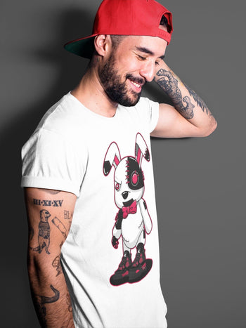 Jordan 4 Red Thunder Sneaker Match Tees Cyborg Bunny Sneaker Tees Jordan 4 Red Thunder Sneaker Release Tees Unisex Shirts