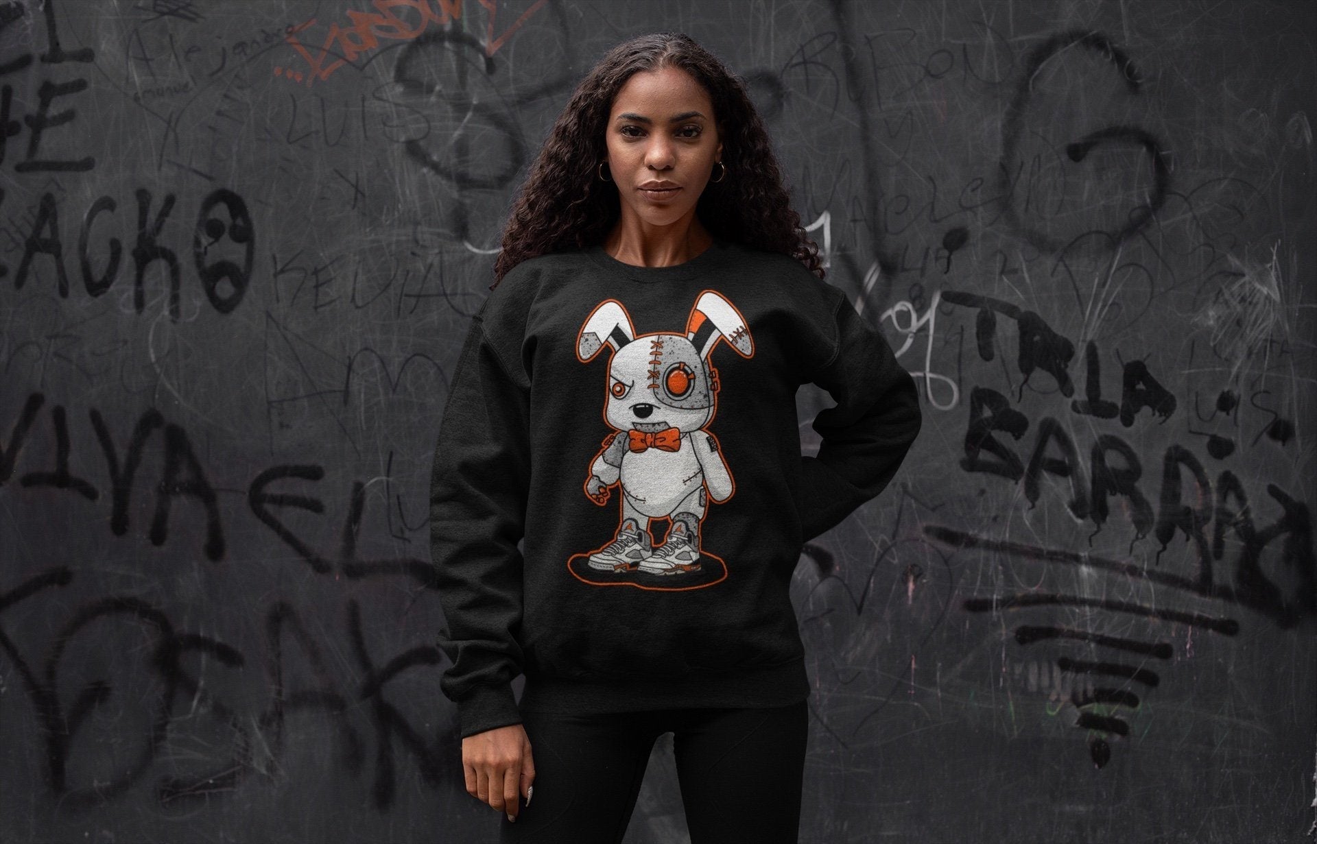 Jordan 5 Shattered Backboard Sneaker Match Tees Cyborg Bunny Sneaker Tees Jordan 5 Shattered Backboard Sneaker Release Tees Unisex Shirts