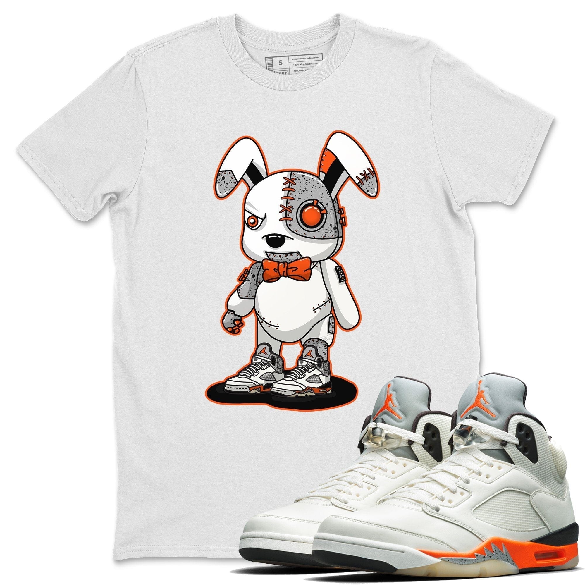 Jordan 5 Shattered Backboard Sneaker Match Tees Cyborg Bunny Sneaker Tees Jordan 5 Shattered Backboard Sneaker Release Tees Unisex Shirts