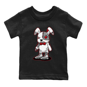 Jordan 9 Fire Red Sneaker Match Tees Cyborg Bunny Sneaker Tees Jordan 9 Fire Red Sneaker Release Tees Kids Shirts