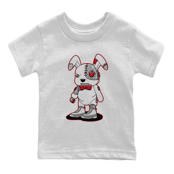 Jordan 9 Fire Red Sneaker Match Tees Cyborg Bunny Sneaker Tees Jordan 9 Fire Red Sneaker Release Tees Kids Shirts