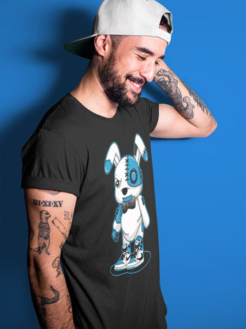 Jordan 1 Travis Scott Fragment Sneaker Match Tees Cyborg Bunny Sneaker Tees Jordan 1 Travis Scott Fragment Sneaker Release Tees Unisex Shirts