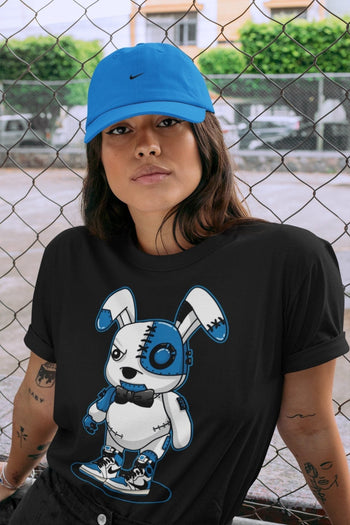 Jordan 1 Travis Scott Fragment Sneaker Match Tees Cyborg Bunny Sneaker Tees Jordan 1 Travis Scott Fragment Sneaker Release Tees Unisex Shirts