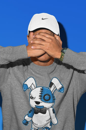 Jordan 1 Travis Scott Fragment Sneaker Match Tees Cyborg Bunny Sneaker Tees Jordan 1 Travis Scott Fragment Sneaker Release Tees Unisex Shirts