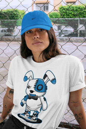 Jordan 1 Travis Scott Fragment Sneaker Match Tees Cyborg Bunny Sneaker Tees Jordan 1 Travis Scott Fragment Sneaker Release Tees Unisex Shirts