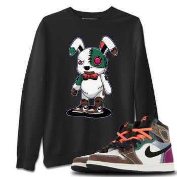 Jordan 1 Hand Crafted Sneaker Match Tees Cyborg Bunny Sneaker Tees Jordan 1 Hand Crafted Sneaker Release Tees Unisex Shirts