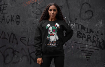 Jordan 1 Hand Crafted Sneaker Match Tees Cyborg Bunny Sneaker Tees Jordan 1 Hand Crafted Sneaker Release Tees Unisex Shirts