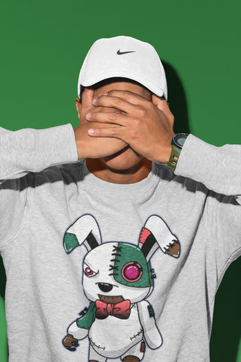 Jordan 1 Hand Crafted Sneaker Match Tees Cyborg Bunny Sneaker Tees Jordan 1 Hand Crafted Sneaker Release Tees Unisex Shirts