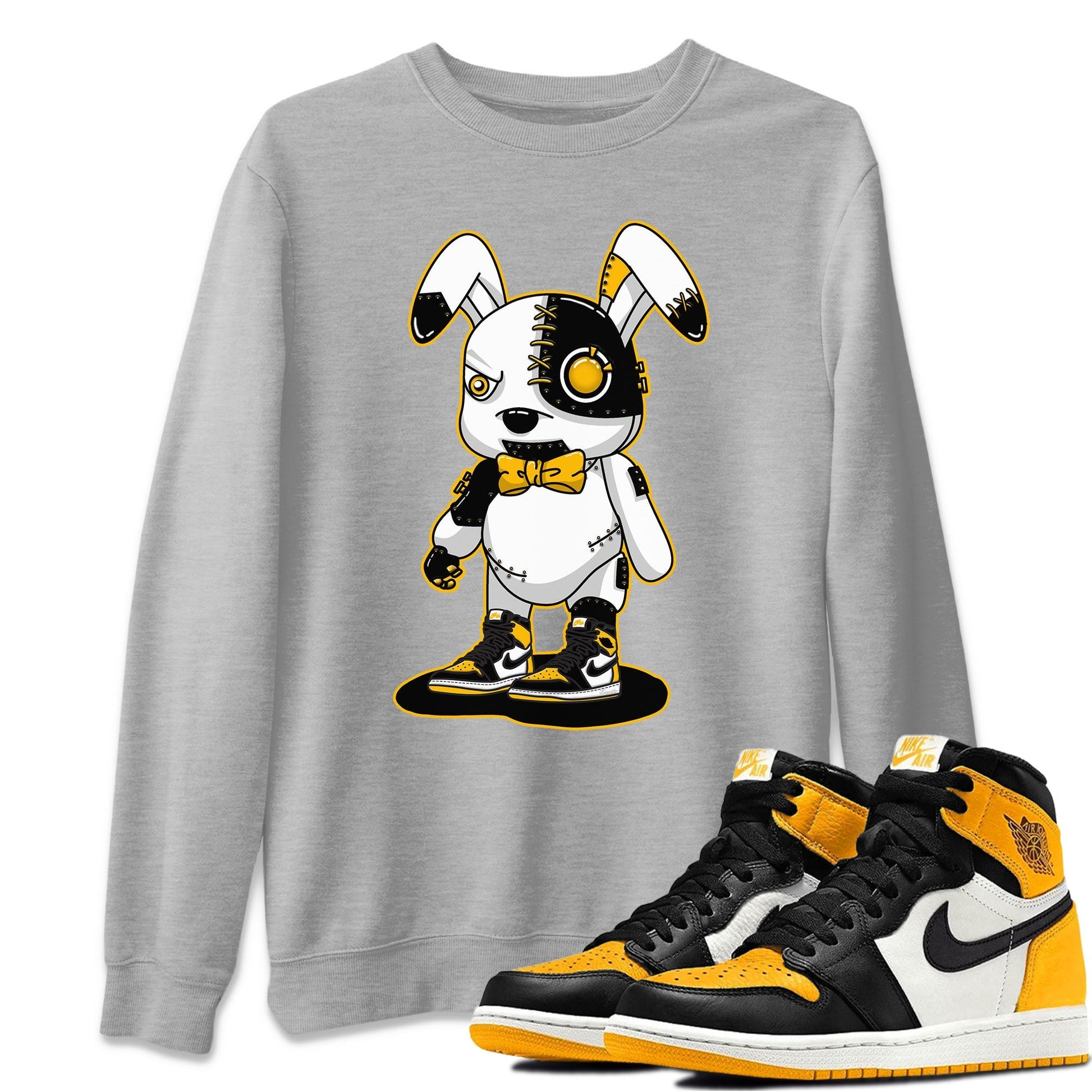 Jordan 1 Taxi Sneaker Match Tees Cyborg Bunny Sneaker Tees Jordan 1 Taxi Sneaker Release Tees Unisex Shirts