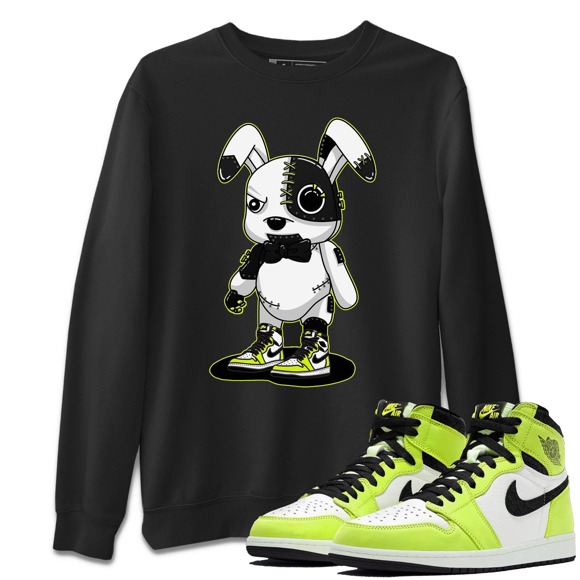 Jordan 1 Visionaire Sneaker Match Tees Cyborg Bunny Sneaker Tees Jordan 1 Visionaire Sneaker Release Tees Unisex Shirts