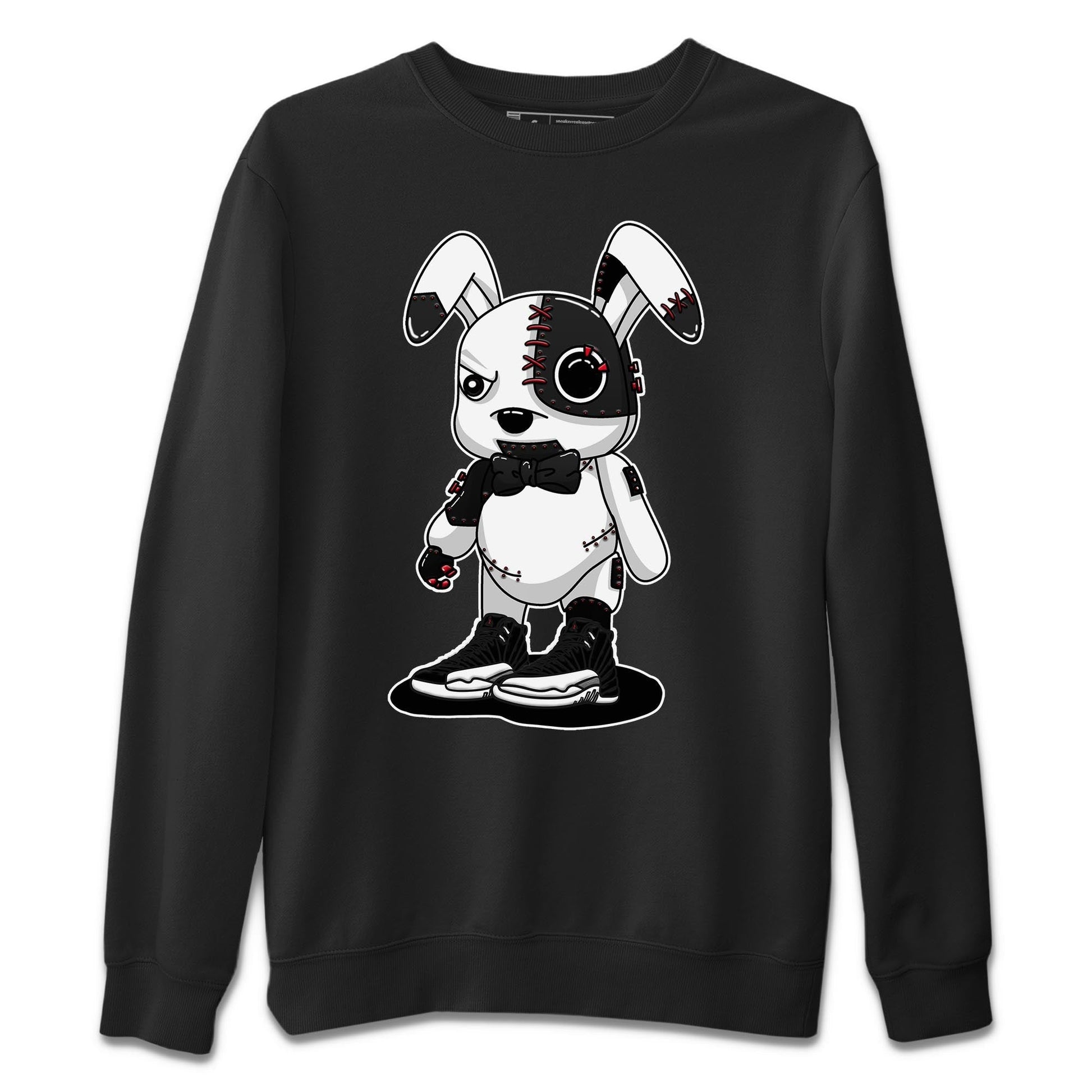 Jordan 12 Playoffs Sneaker Match Tees Cyborg Bunny Sneaker Tees Jordan 12 Playoffs Sneaker Release Tees Unisex Shirts