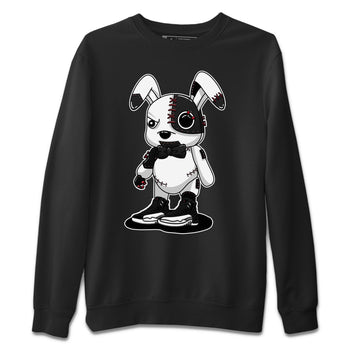 Jordan 12 Playoffs Sneaker Match Tees Cyborg Bunny Sneaker Tees Jordan 12 Playoffs Sneaker Release Tees Unisex Shirts