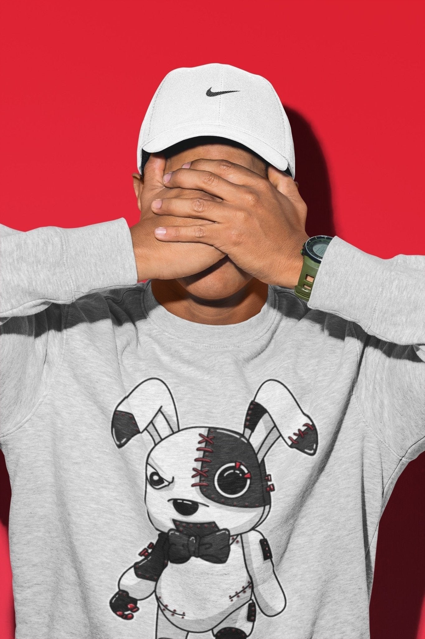 Jordan 12 Playoffs Sneaker Match Tees Cyborg Bunny Sneaker Tees Jordan 12 Playoffs Sneaker Release Tees Unisex Shirts