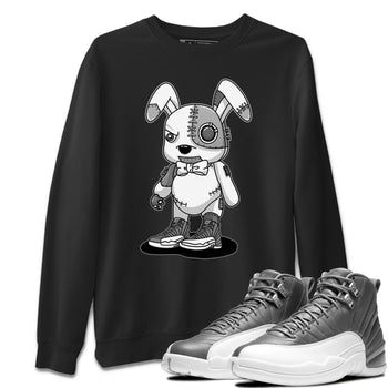Jordan 12 Stealth Sneaker Match Tees Cyborg Bunny Sneaker Tees Jordan 12 Stealth Sneaker Release Tees Unisex Shirts
