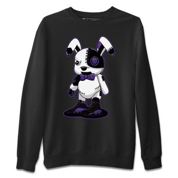 Jordan 13 Court Purple Sneaker Match Tees Cyborg Bunny Sneaker Tees Jordan 13 Court Purple Sneaker Release Tees Unisex Shirts