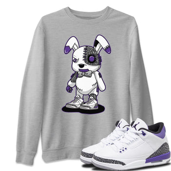 Jordan 3 Dark Iris Sneaker Match Tees Cyborg Bunny Sneaker Tees Jordan 3 Dark Iris Sneaker Release Tees Unisex Shirts