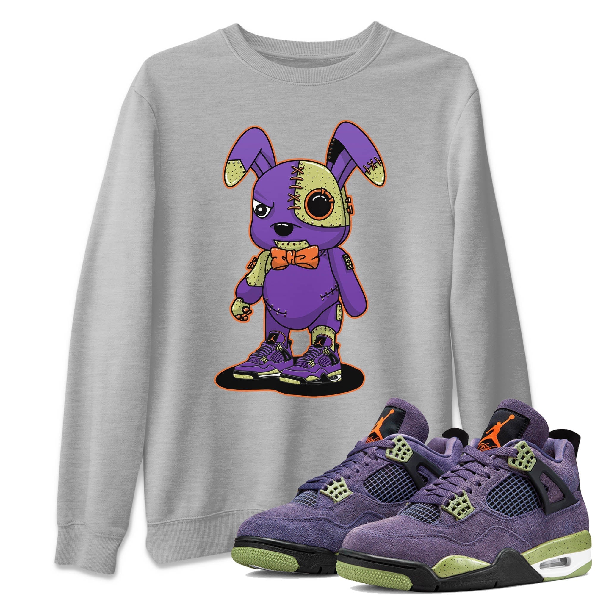 Jordan 4 Canyon Purple Sneaker Match Tees Cyborg Bunny Sneaker Tees Jordan 4 Canyon Purple Sneaker Release Tees Unisex Shirts