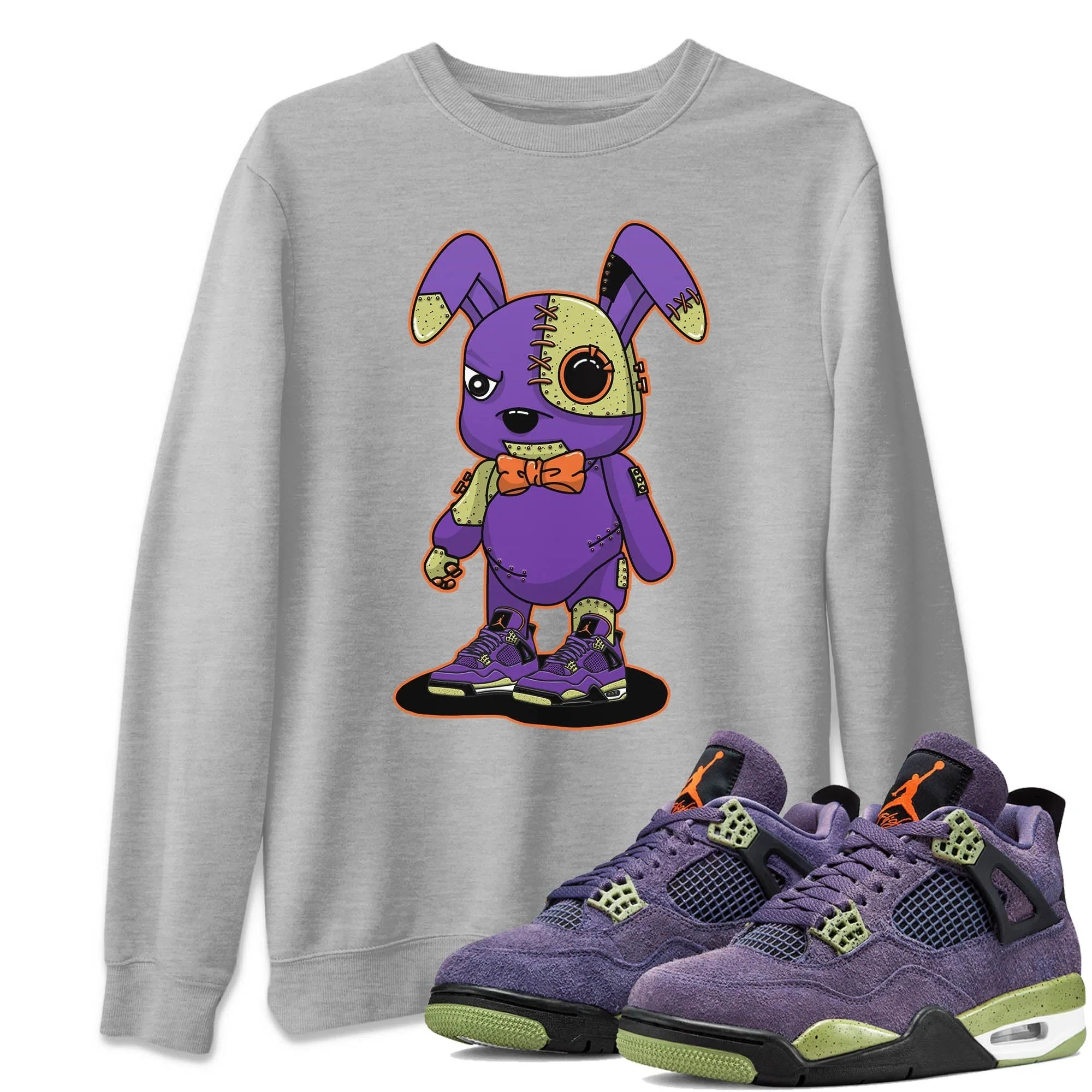 Jordan 4 Canyon Purple Sneaker Match Tees Cyborg Bunny Sneaker Tees Jordan 4 Canyon Purple Sneaker Release Tees Unisex Shirts