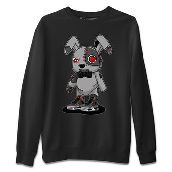 Jordan 4 Infrared Sneaker Match Tees Cyborg Bunny Sneaker Tees Jordan 4 Infrared Sneaker Release Tees Unisex Shirts