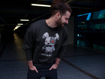 Jordan 4 Infrared Sneaker Match Tees Cyborg Bunny Sneaker Tees Jordan 4 Infrared Sneaker Release Tees Unisex Shirts