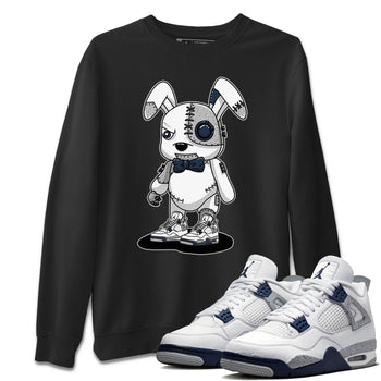 Jordan 4 Midnight Navy Sneaker Match Tees Cyborg Bunny Sneaker Tees Jordan 4 Midnight Navy Sneaker Release Tees Unisex Shirts
