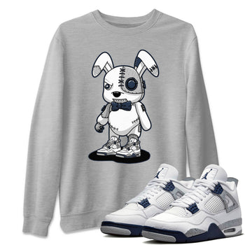 Jordan 4 Midnight Navy Sneaker Match Tees Cyborg Bunny Sneaker Tees Jordan 4 Midnight Navy Sneaker Release Tees Unisex Shirts
