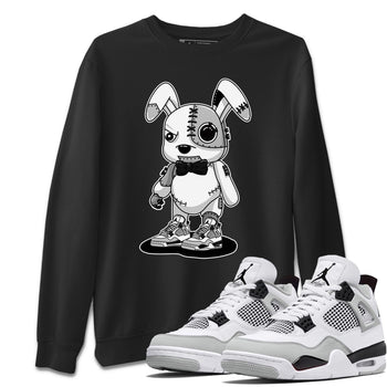 Jordan 4 Military Black Sneaker Match Tees Cyborg Bunny Sneaker Tees Jordan 4 Military Black Sneaker Release Tees Unisex Shirts
