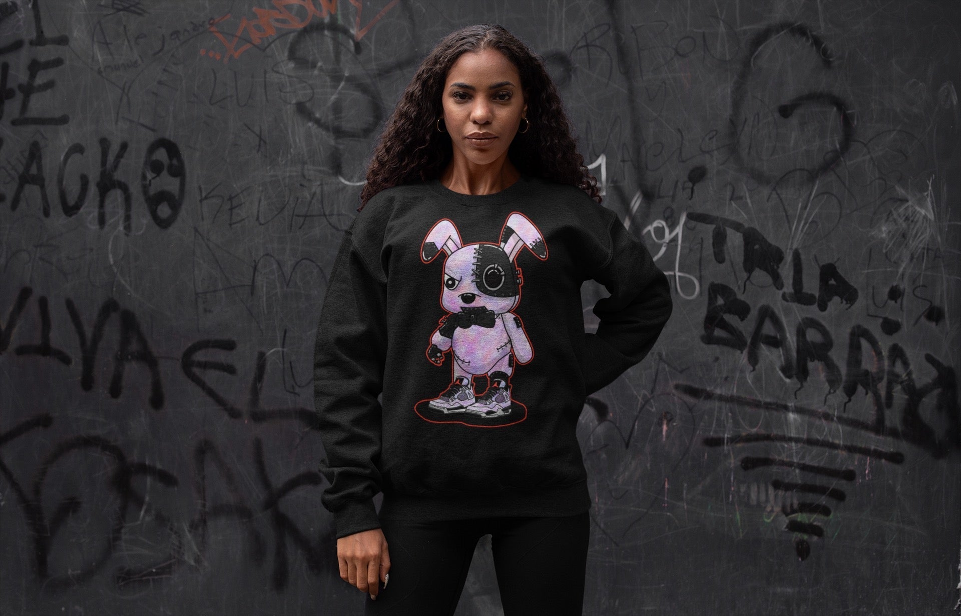 Jordan 4 Zen Master Sneaker Match Tees Cyborg Bunny Sneaker Tees Jordan 4 Zen Master Sneaker Release Tees Unisex Shirts