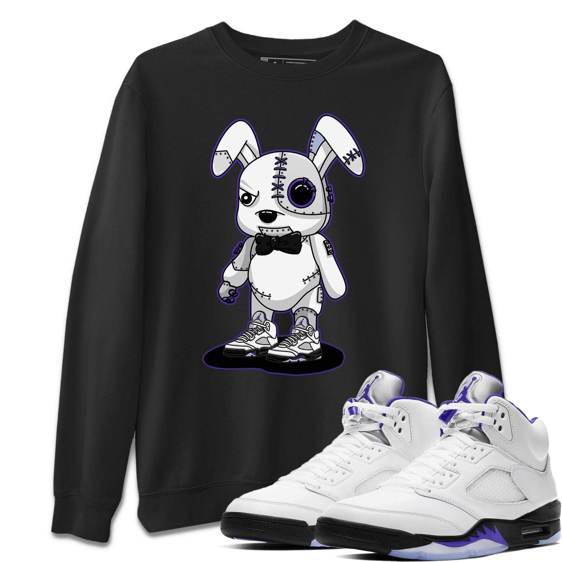 Jordan 5 Concord Sneaker Match Tees Cyborg Bunny Sneaker Tees Jordan 5 Concord Sneaker Release Tees Unisex Shirts