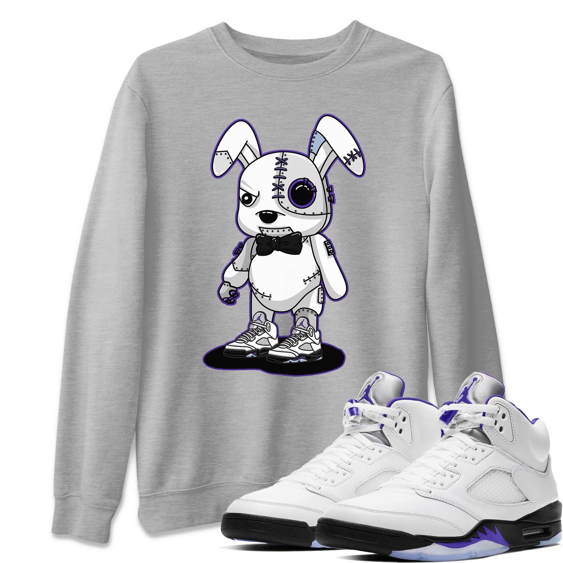 Jordan 5 Concord Sneaker Match Tees Cyborg Bunny Sneaker Tees Jordan 5 Concord Sneaker Release Tees Unisex Shirts