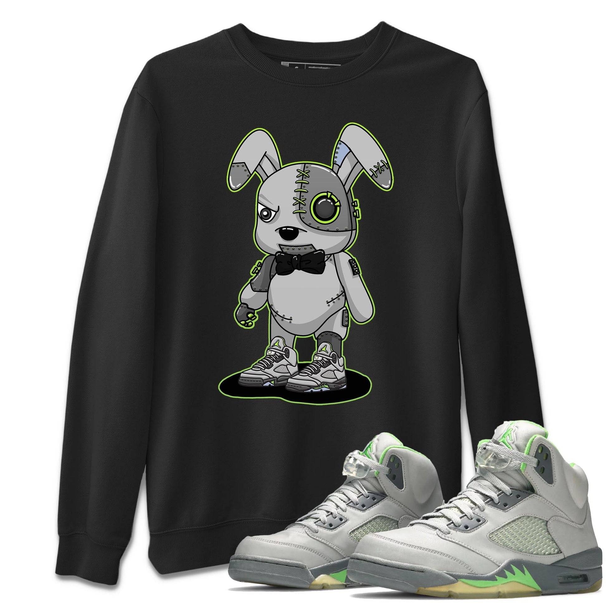 Jordan 5 Green Bean Sneaker Match Tees Cyborg Bunny Sneaker Tees Jordan 5 Green Bean Sneaker Release Tees Unisex Shirts