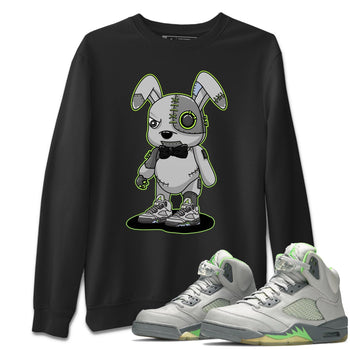 Jordan 5 Green Bean Sneaker Match Tees Cyborg Bunny Sneaker Tees Jordan 5 Green Bean Sneaker Release Tees Unisex Shirts