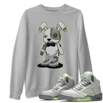 Jordan 5 Green Bean Sneaker Match Tees Cyborg Bunny Sneaker Tees Jordan 5 Green Bean Sneaker Release Tees Unisex Shirts