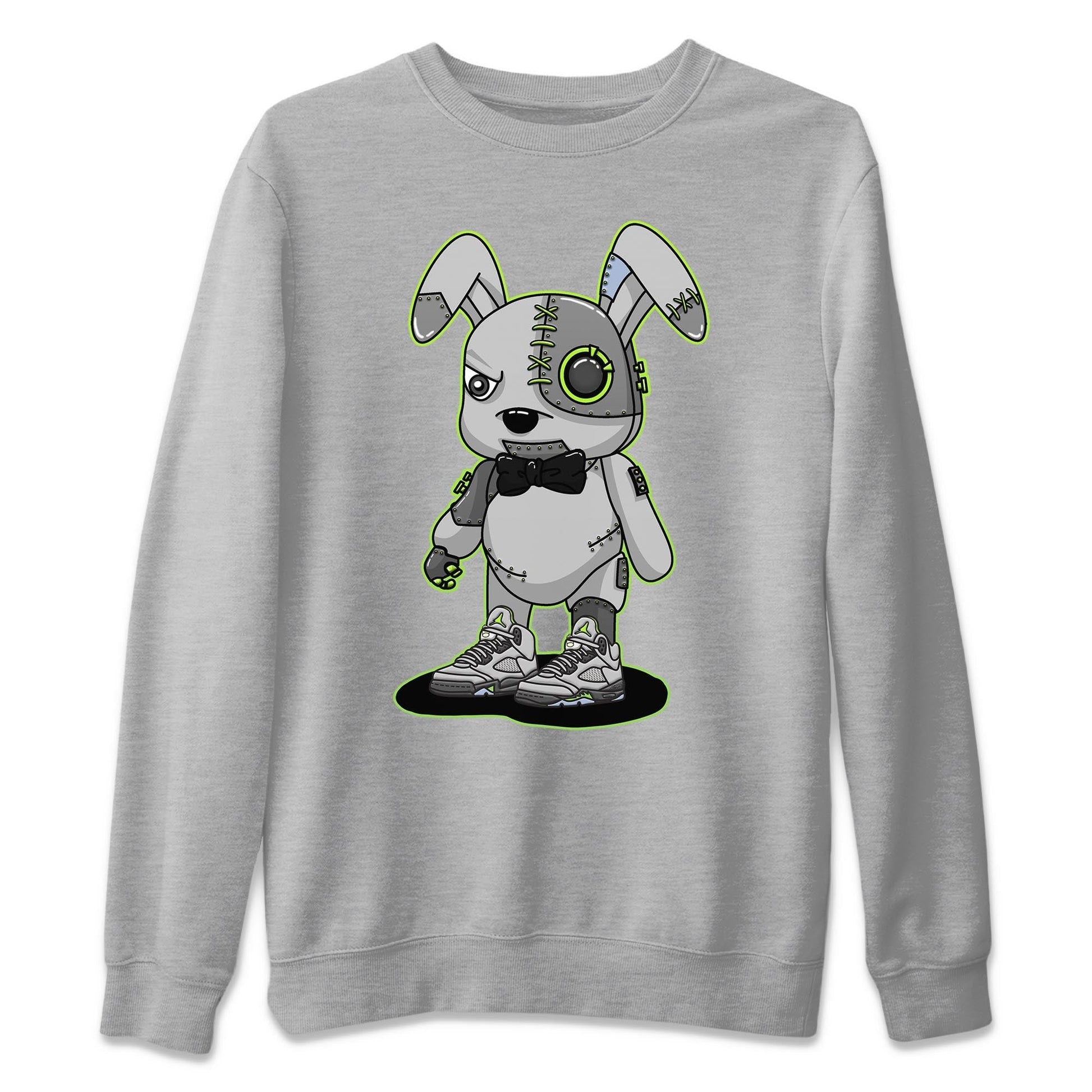 Jordan 5 Green Bean Sneaker Match Tees Cyborg Bunny Sneaker Tees Jordan 5 Green Bean Sneaker Release Tees Unisex Shirts