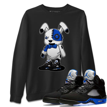 Jordan 5 Racer Blue Sneaker Match Tees Cyborg Bunny Sneaker Tees Jordan 5 Racer Blue Sneaker Release Tees Unisex Shirts