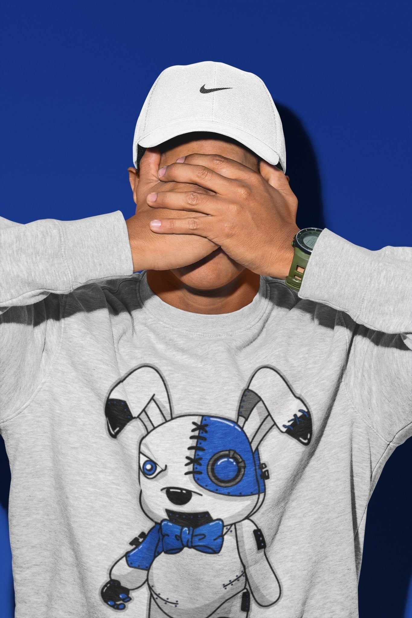 Jordan 5 Racer Blue Sneaker Match Tees Cyborg Bunny Sneaker Tees Jordan 5 Racer Blue Sneaker Release Tees Unisex Shirts