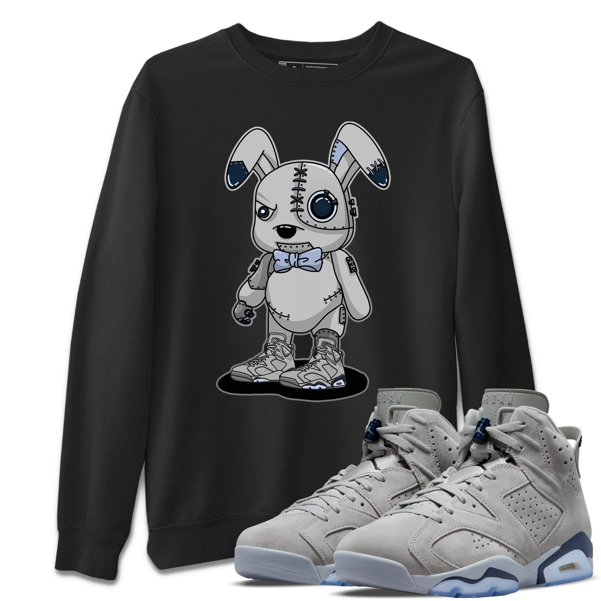 Jordan 6 Georgetown Sneaker Match Tees Cyborg Bunny Sneaker Tees Jordan 6 Georgetown Sneaker Release Tees Unisex Shirts