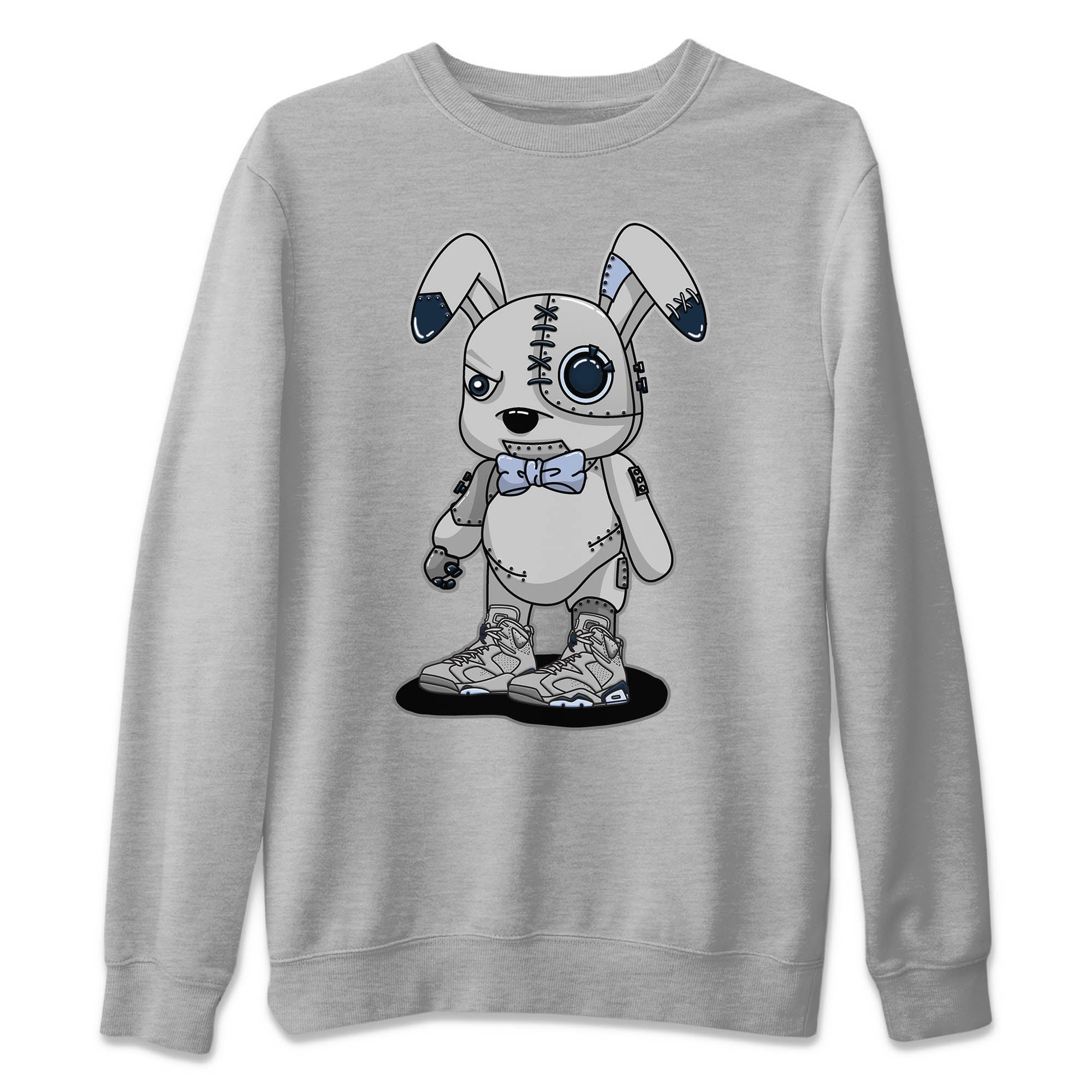 Jordan 6 Georgetown Sneaker Match Tees Cyborg Bunny Sneaker Tees Jordan 6 Georgetown Sneaker Release Tees Unisex Shirts