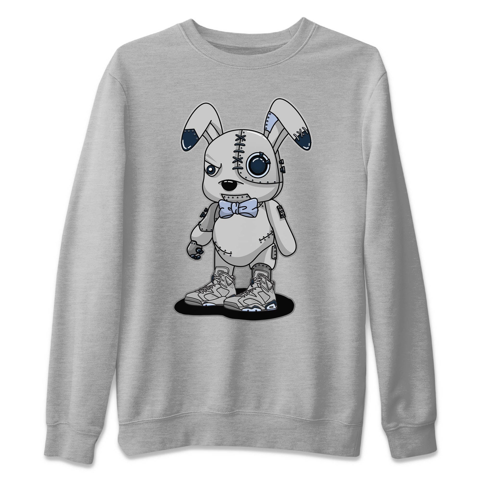 Jordan 6 Georgetown Sneaker Match Tees Cyborg Bunny Sneaker Tees Jordan 6 Georgetown Sneaker Release Tees Unisex Shirts