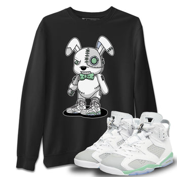 Jordan 6 Mint Foam Sneaker Match Tees Cyborg Bunny Sneaker Tees Jordan 6 Mint Foam Sneaker Release Tees Unisex Shirts