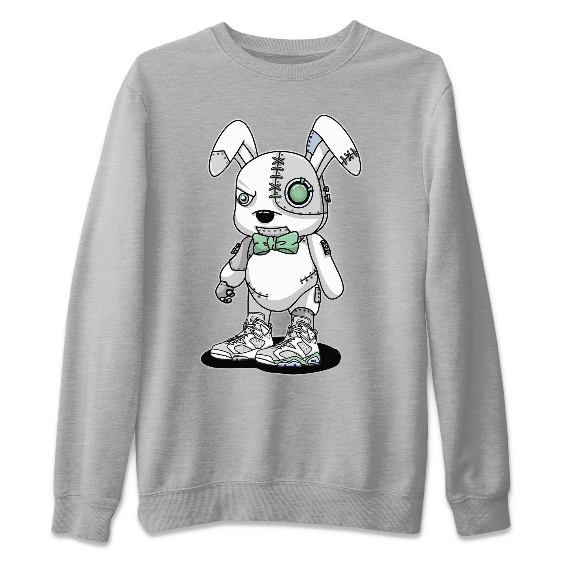 Jordan 6 Mint Foam Sneaker Match Tees Cyborg Bunny Sneaker Tees Jordan 6 Mint Foam Sneaker Release Tees Unisex Shirts