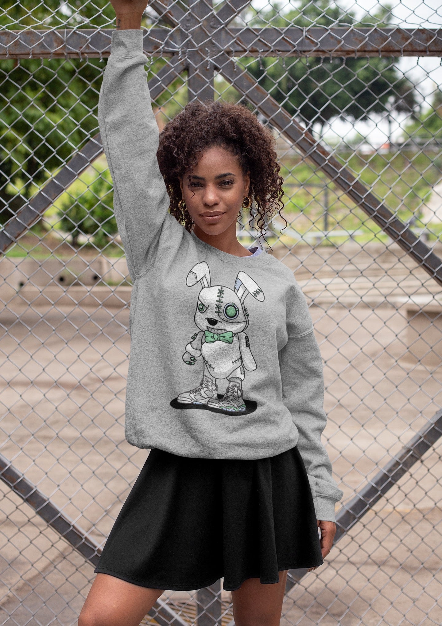 Jordan 6 Mint Foam Sneaker Match Tees Cyborg Bunny Sneaker Tees Jordan 6 Mint Foam Sneaker Release Tees Unisex Shirts