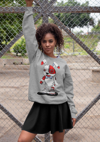 Jordan 6 Red Velvet Cookies Sneaker Match Tees Cyborg Bunny Sneaker Tees Jordan 6 Red Velvet Cookies Sneaker Release Tees Unisex Shirts