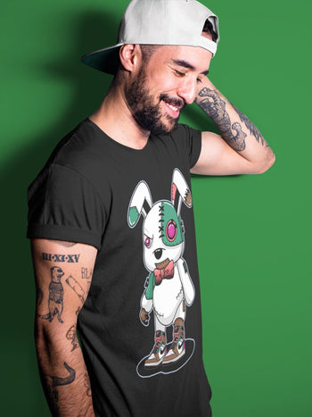 Jordan 1 Hand Crafted Sneaker Match Tees Cyborg Bunny Sneaker Tees Jordan 1 Hand Crafted Sneaker Release Tees Unisex Shirts